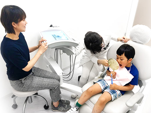 京都市左京区 おおくぼ歯科クリニック　子供の診療の流れ