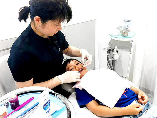京都市左京区 おおくぼ歯科クリニック　子供の診療の流れ