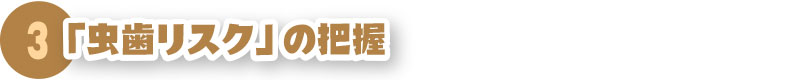 「虫歯リスク」の把握