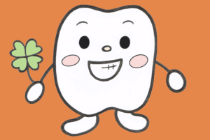 おおくぼ歯科クリニックの応援キャラクターのスクちゃん